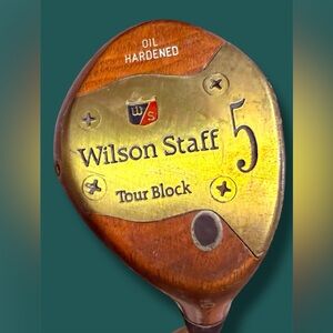 Wilson Staff 5 OIL HARDENED Tour Block Golf Club